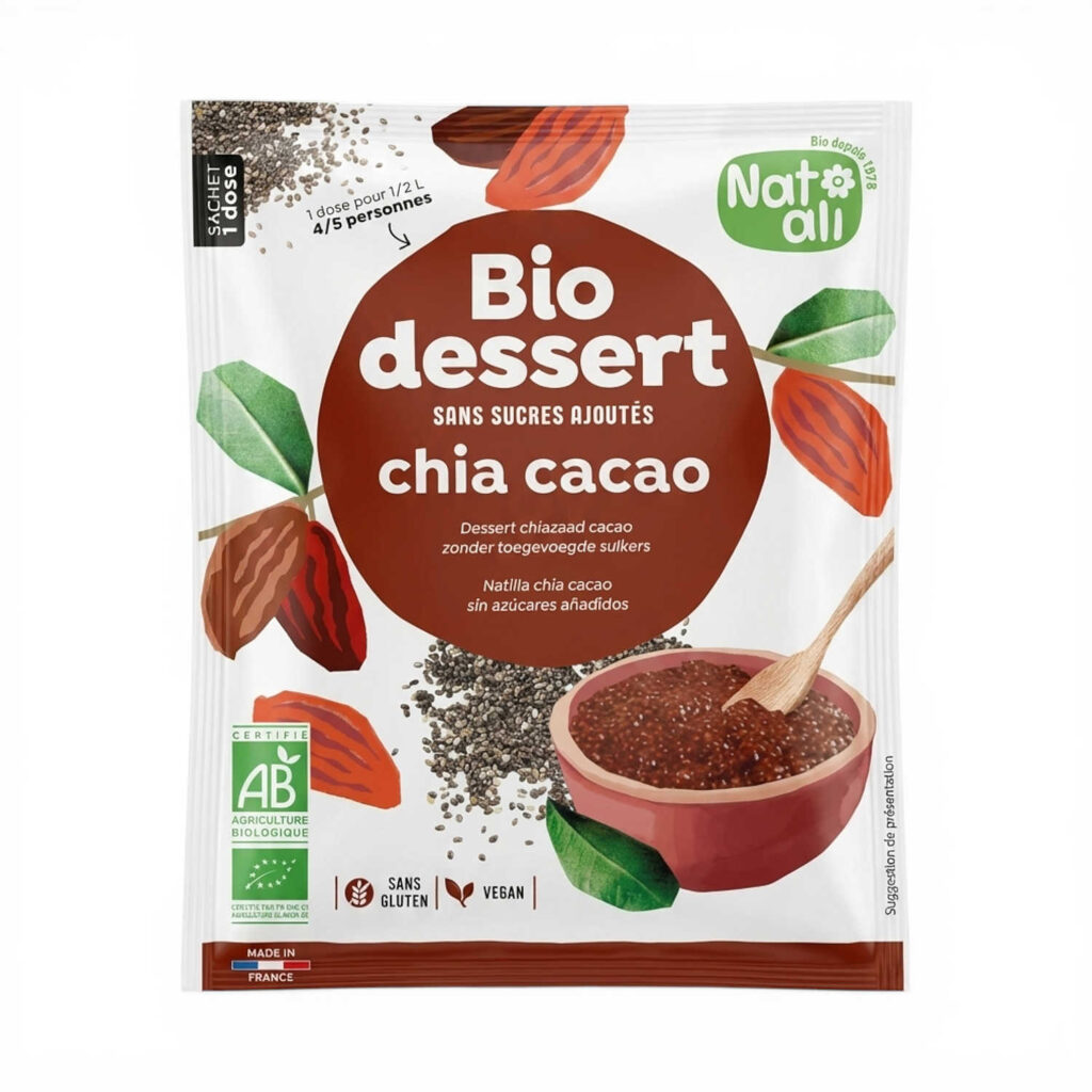 Dessert chia cacao 40 g Natali