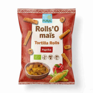 ROLLS MAIS PAPRIKA 125GR PURAL