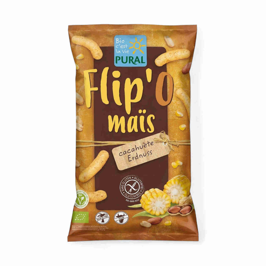 Flip’o maïs cacahuète 100 g Pural