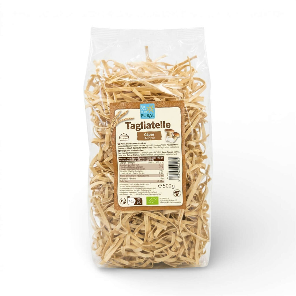 Tagliatelles cèpes 500 g Pural
