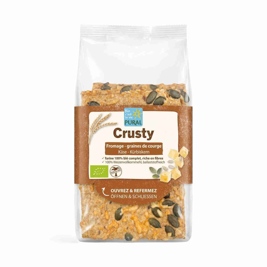 Crusty Fromage Graines de Courge 200g Pural