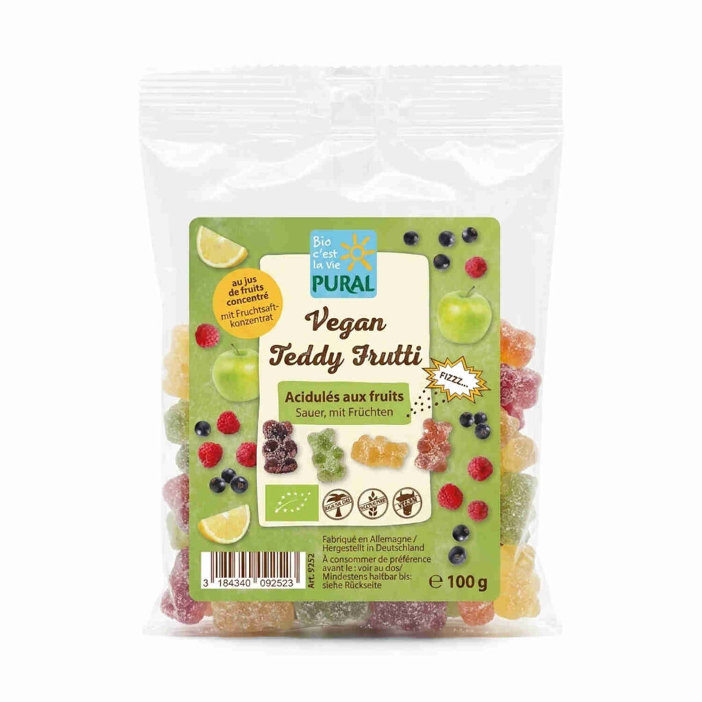 Tutti Frutti sans gélatine 100 g Pural