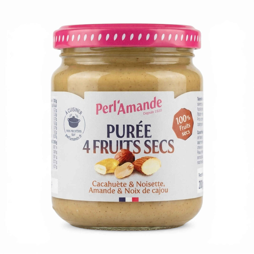 Purée de 4 fruits secs 200 g Perl’Amande