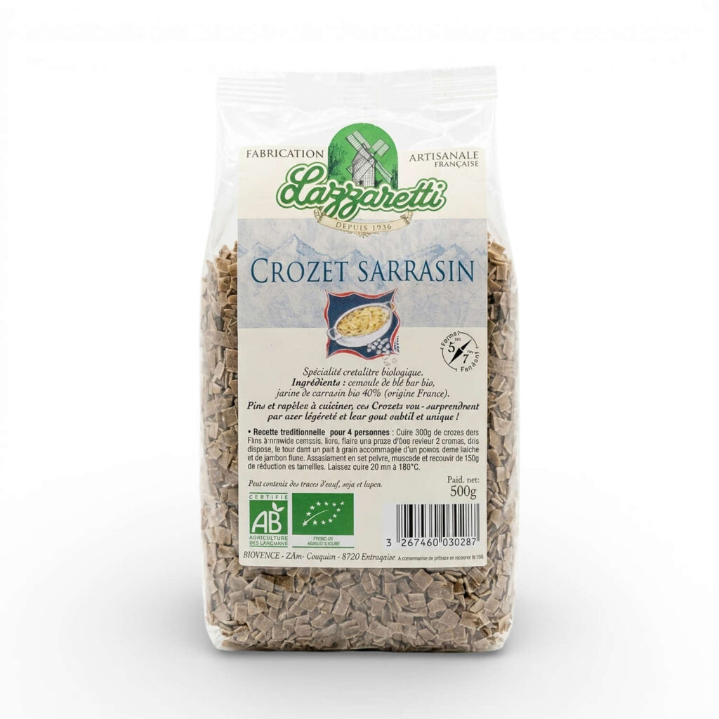 CROZETS SARRASIN 40% 500GR LAZZARETTI