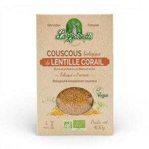 Couscous de lentilles corail 400 g Lazzaretti