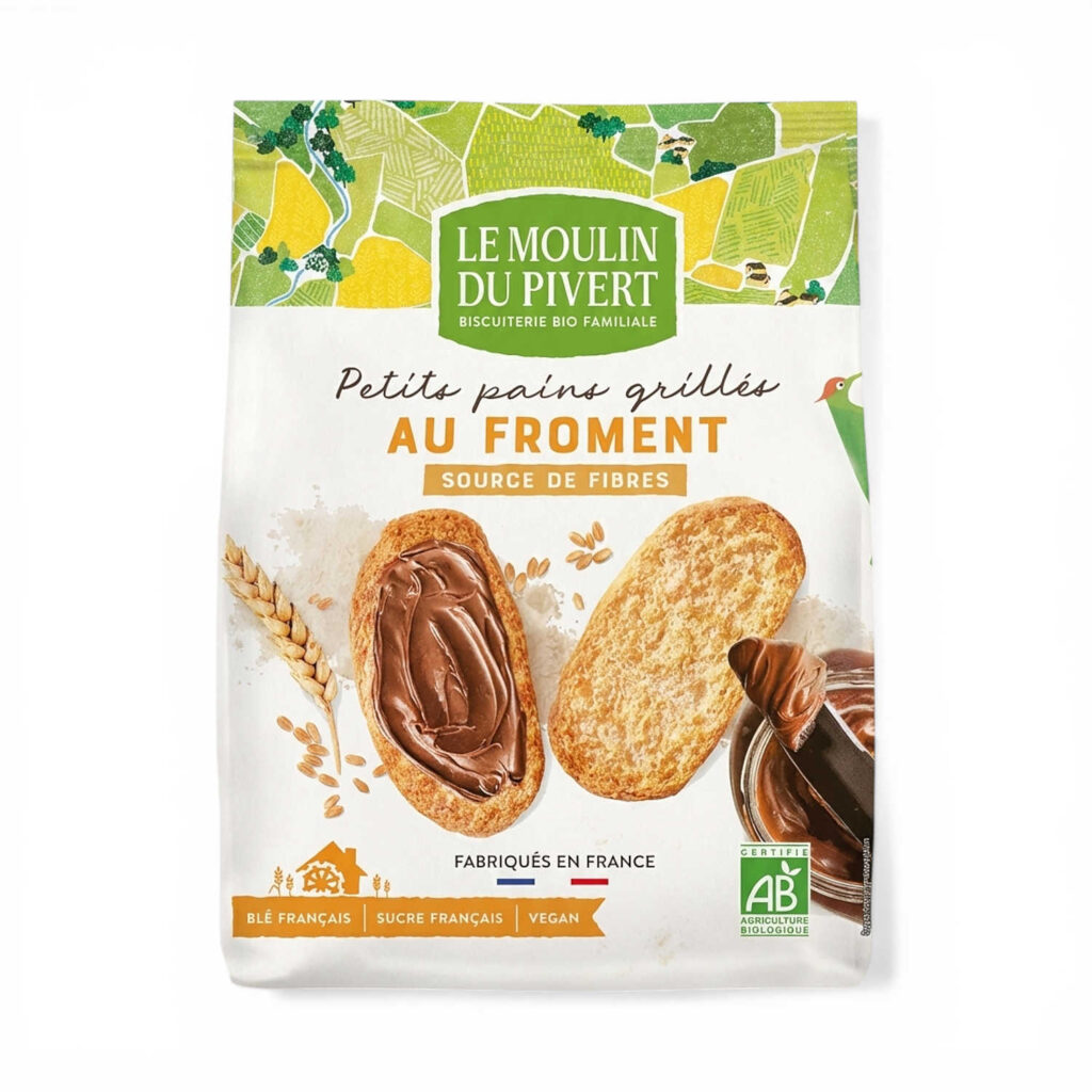 Petits Pains Grilles Froment 225gr Moulin du Pivert