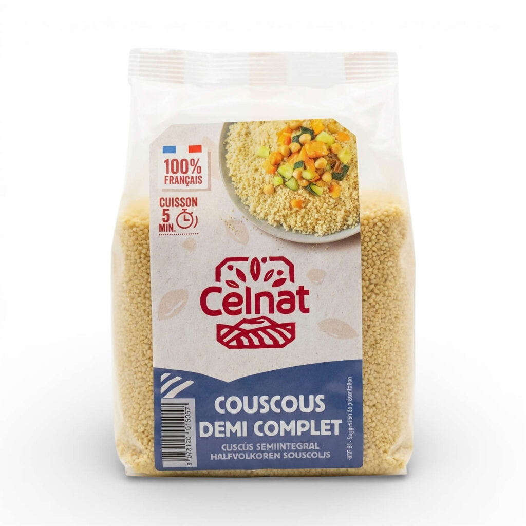 COUSCOUS 1/2 COMPLET 500GR CELNAT