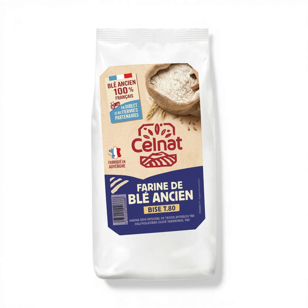 Farine de Bles Anciens T80 1kg Celnat