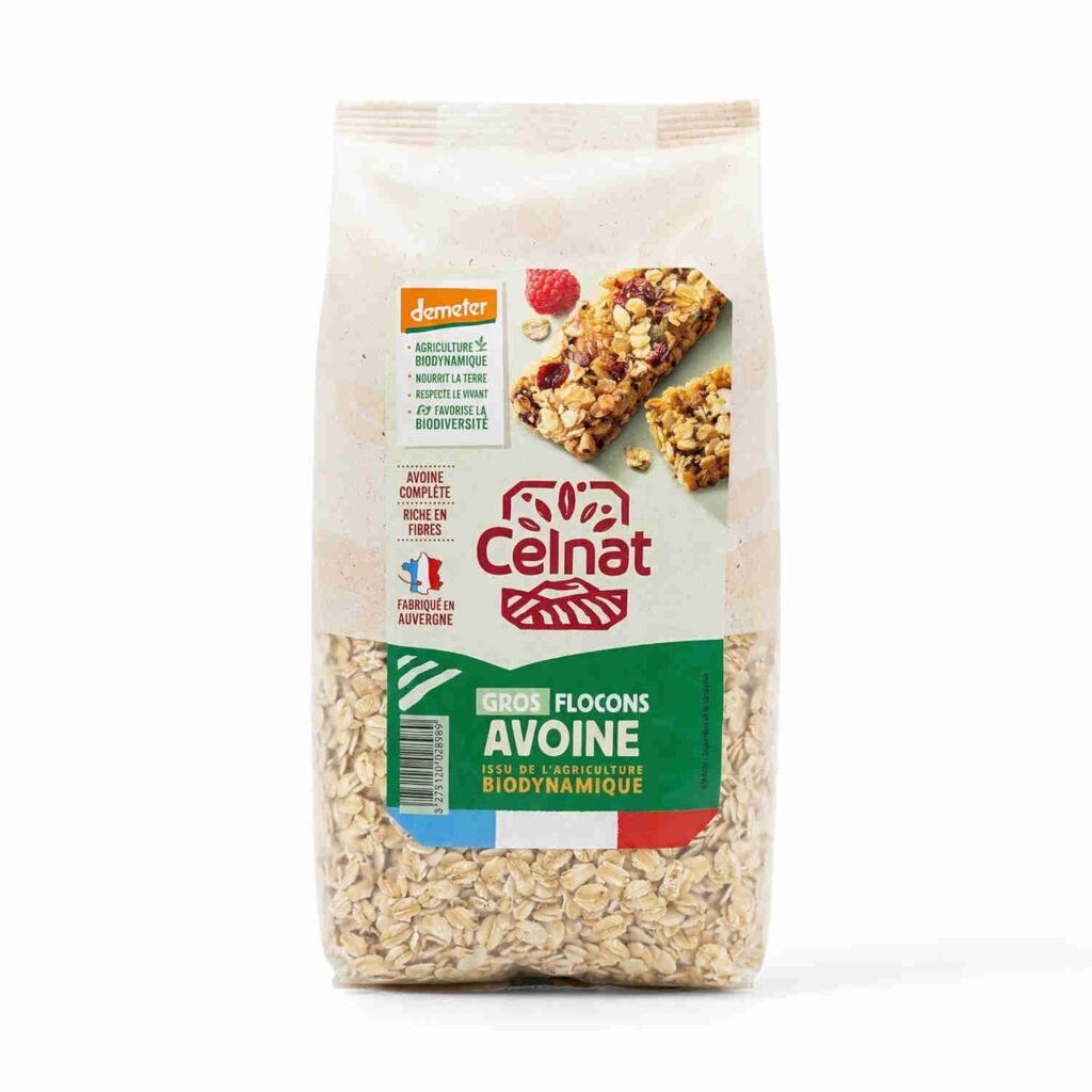 Flocons d'Avoine Gros Demeter 500g Celnat