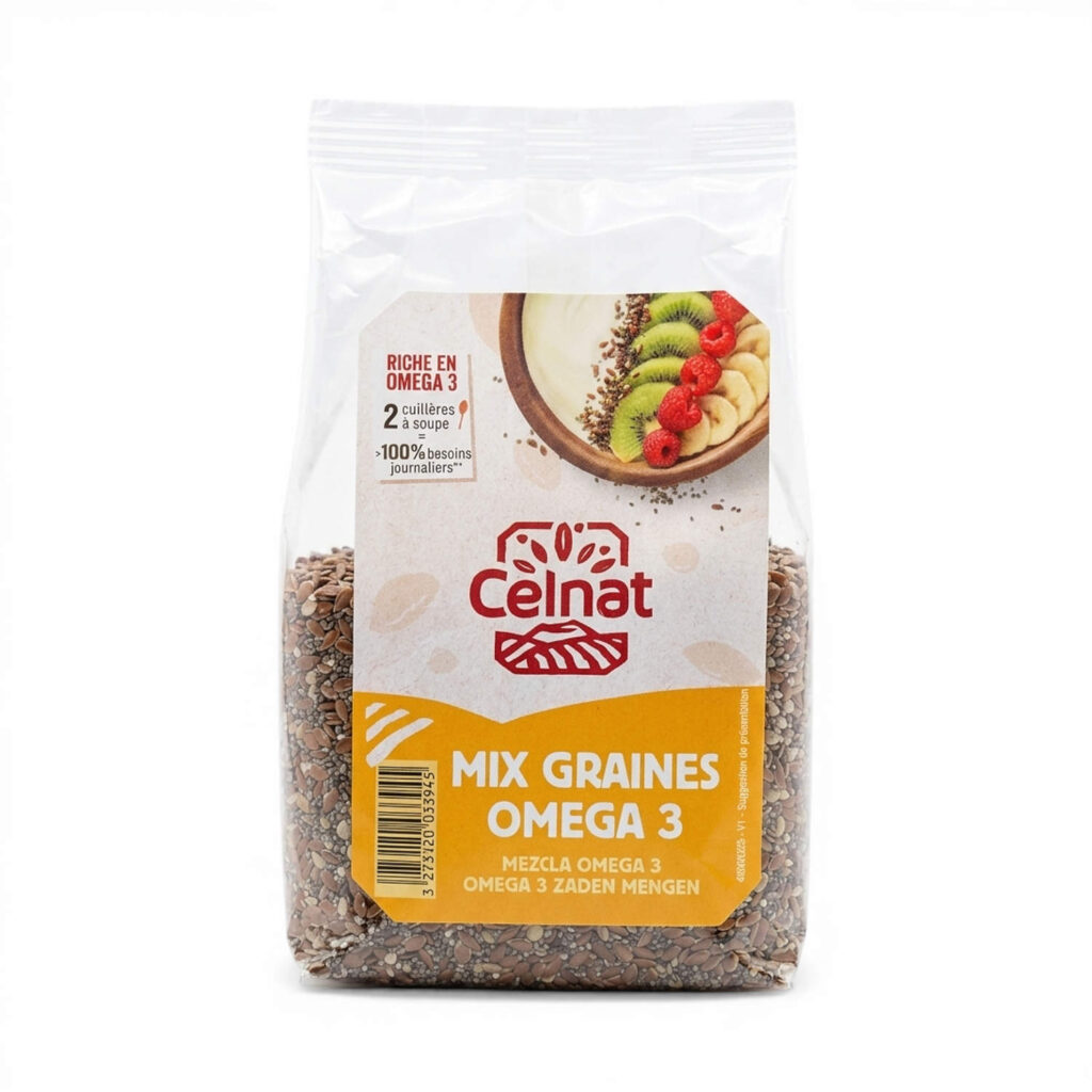 MIX GRAINES OMEGA 3 250GR CELNAT