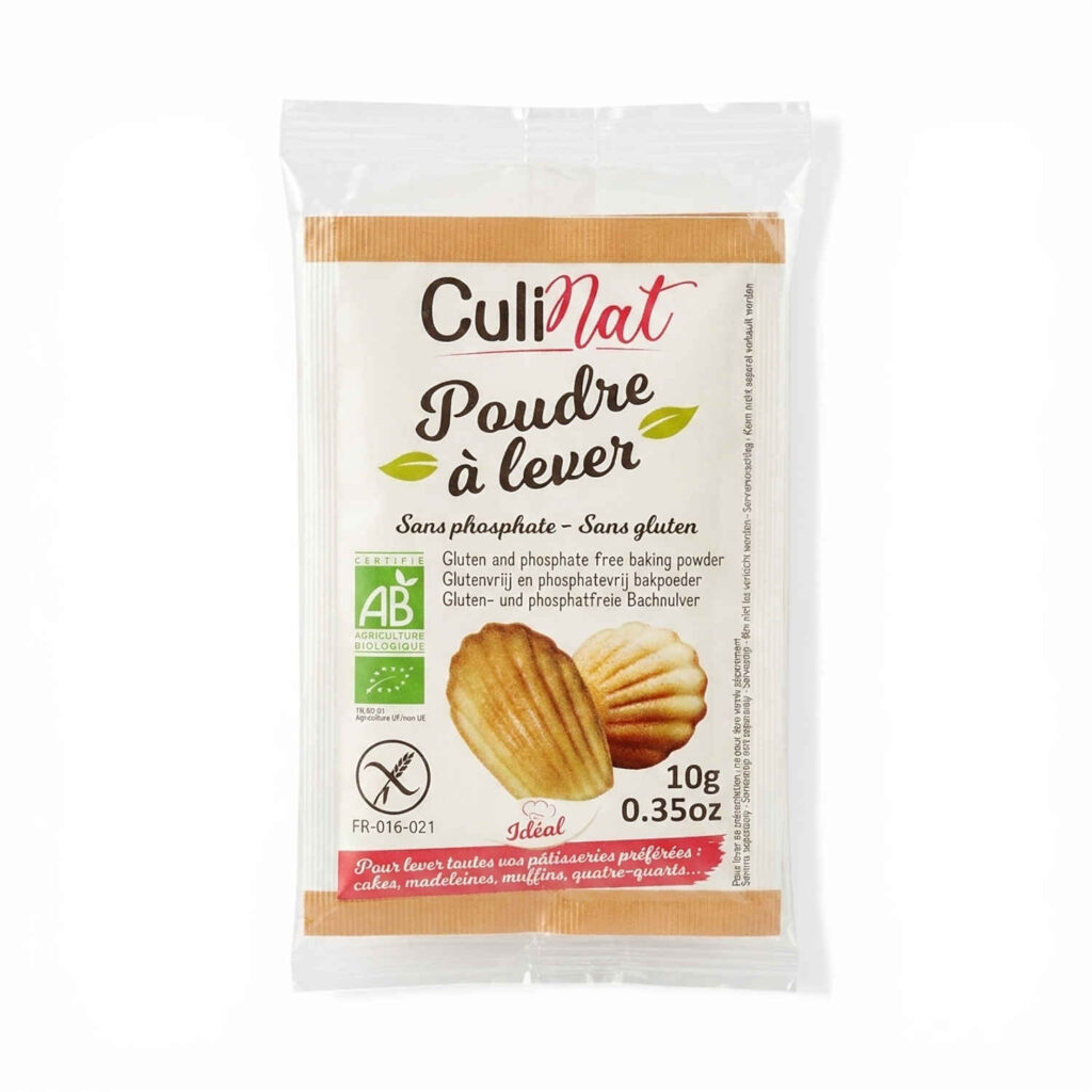 POUDRE A LEVER SS GLUTEN 8X10GR CULINAT