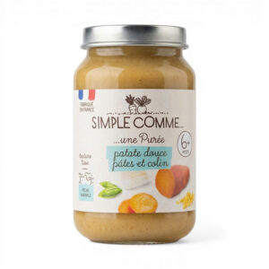PUREE PATATE DOUCE PATES COLIN 190GR SIMPLE COMME
