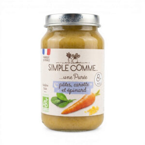 PUREE PATES CAROTTE EPINARD 200GR SIMPLE COMME
