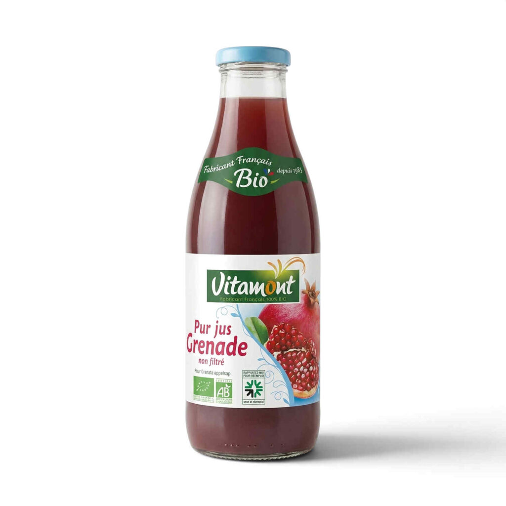 Pur Jus de Grenade Non Filtre 1l Vitamont
