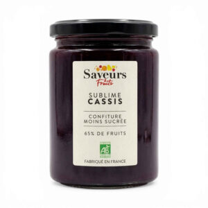Confiture de cassis 65 % fruits 310 g Saveurs et Fruits