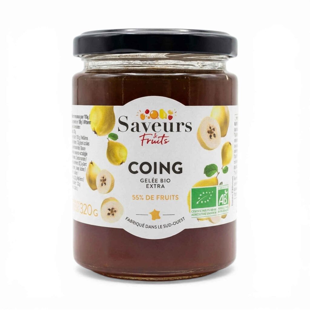 Gelée de coing 320 g Saveurs et Fruits