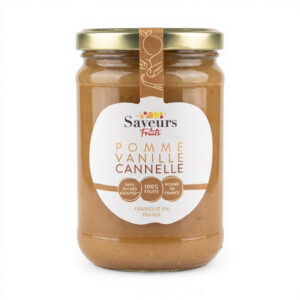 Purée de pomme vanille cannelle 560 g Saveurs et Fruits