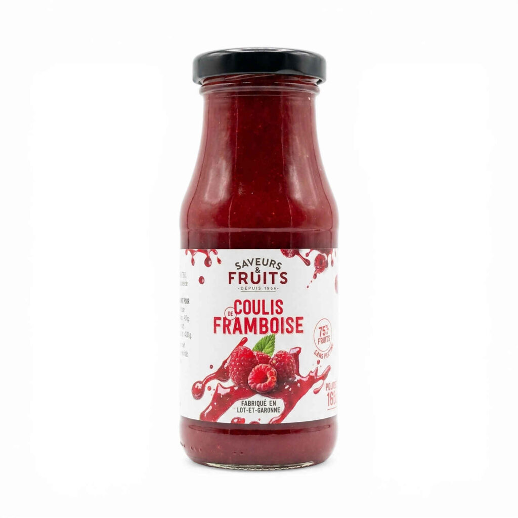 COULIS 75% FRAMBOISE 165GR SAVEURS ET FRUITS