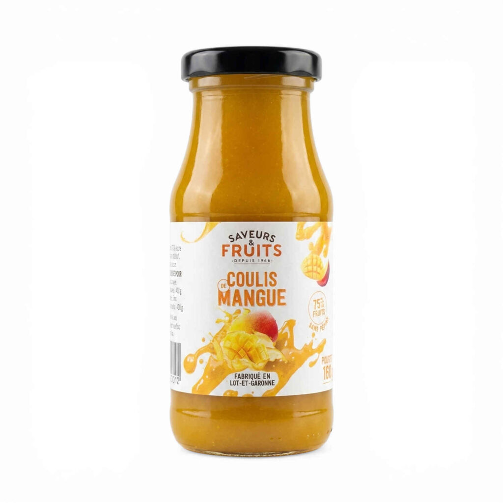 COULIS 75% MANGUE 165GR SAVEURS ET FRUITS