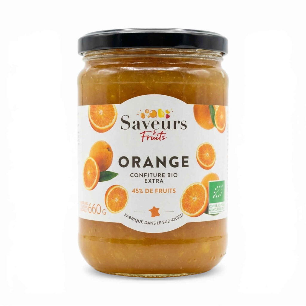 Confiture d’orange 660 g Saveurs et Fruits