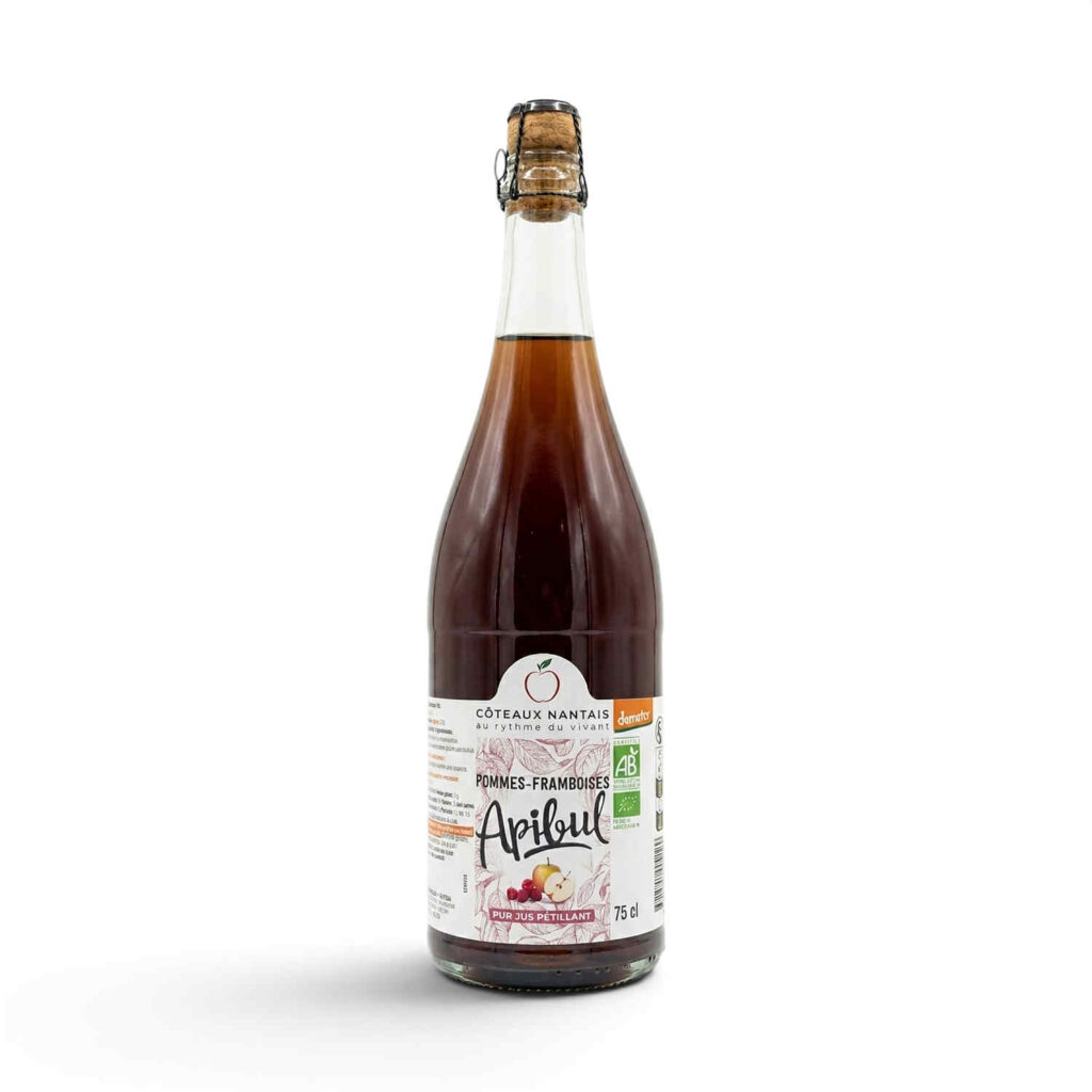 Apibul pomme framboises 75 cl Coteaux Nantais