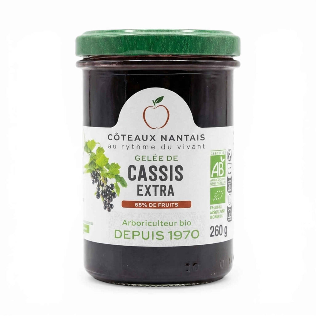 Gelée de cassis 260 g Coteaux Nantais