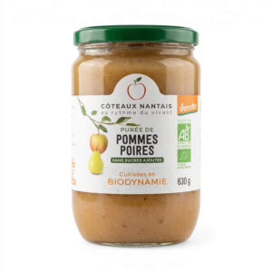 PUREE POMMES POIRES 630GR COTEAUX NANTAIS