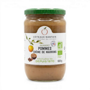 PUREE POMME MARRON 630GR COTEAUX NANTAIS