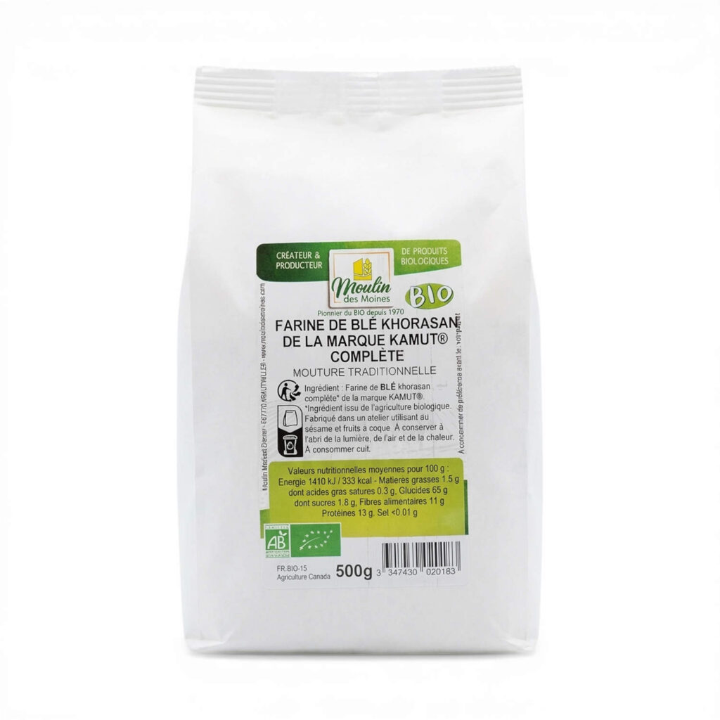 Farine de kamut 500 g Moulin des Moines