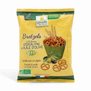 BRETZELS D'EPEAUTRE HUILE OLIVE 150GR MOULIN DES MOINES