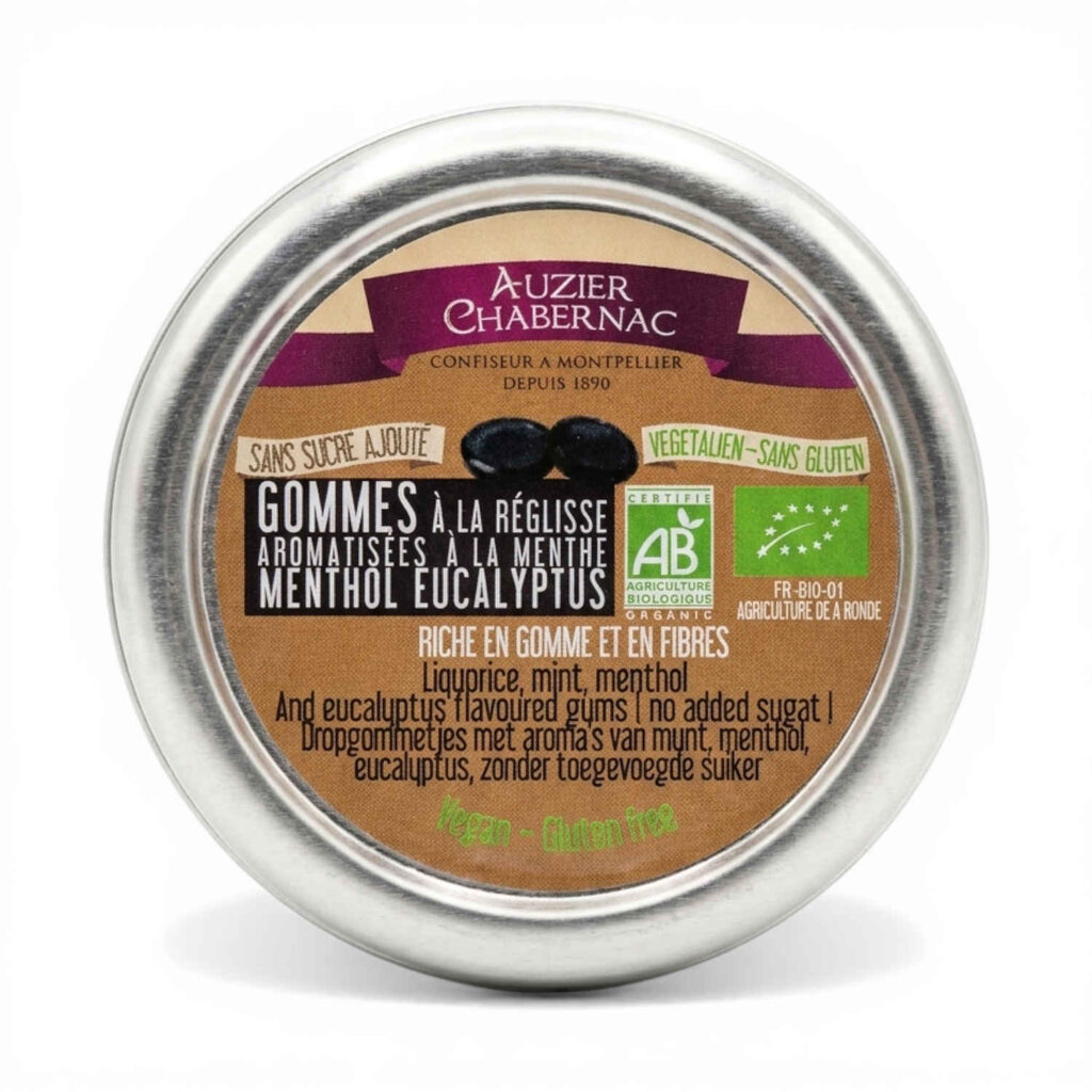 GOMMES REGLISSE MENTHE 45GR AUZIER CHABERNAC