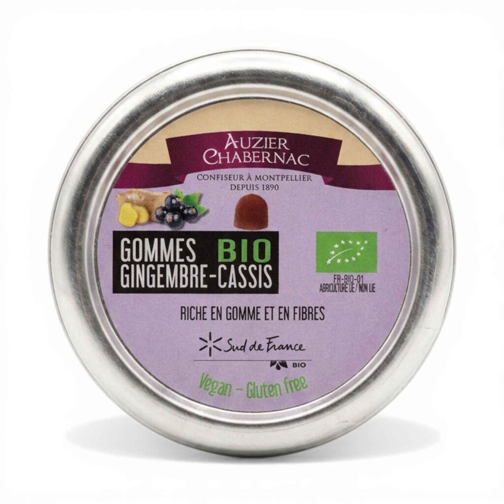 GOMMES CASSIS GINGEMBRE 45GR AUZIER CHABERNAC