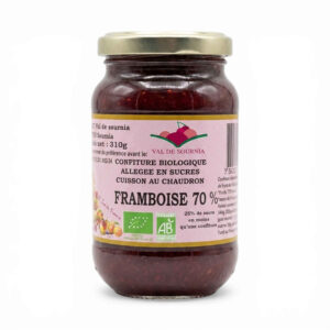 Confiture de framboise allégée 310 g Val de Sournia