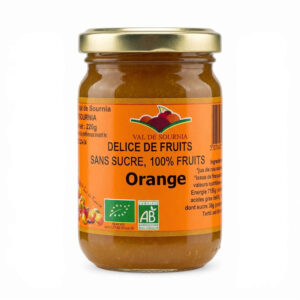 DELICE 100% FRUITS ORANGE 220G VAL DE SOURMIA
