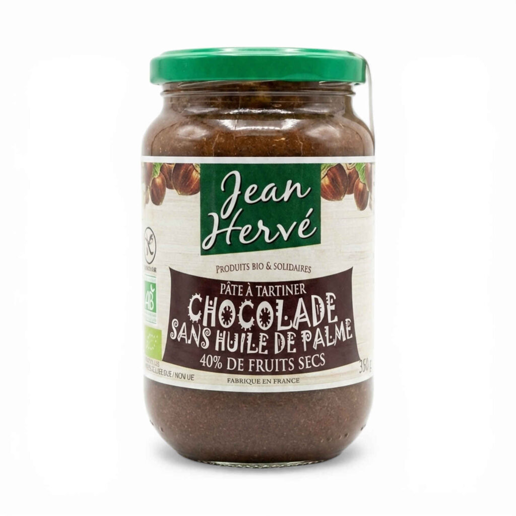 CHOCOLADE SANS HUILE PALME 350G JEAN HERVE