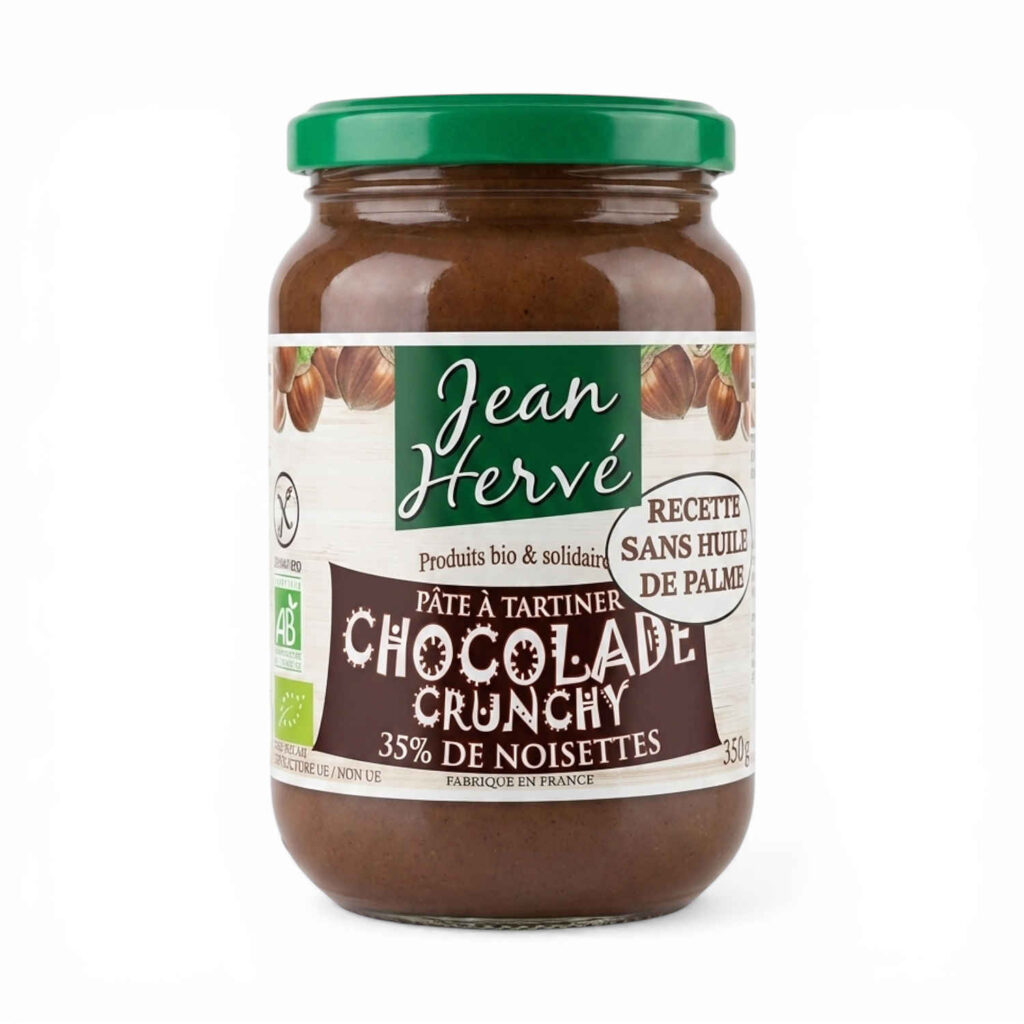 Crunchy Chocolade Eclats de Noisettes 350g Jean Herve