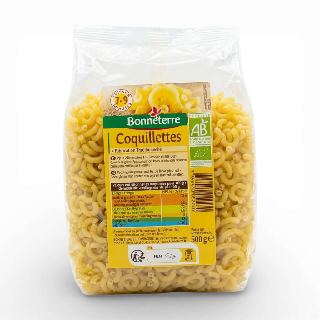 Coquillettes 500g Bonneterre
