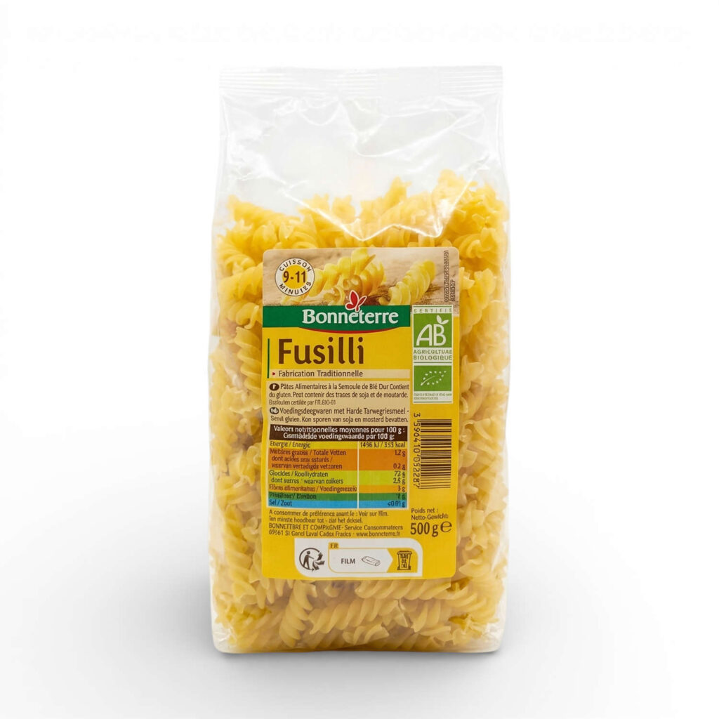 Fusilli 500g Bonneterre