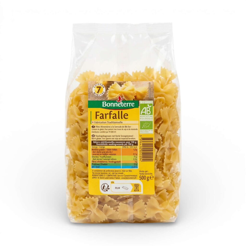 Farfalle 500g Bonneterre