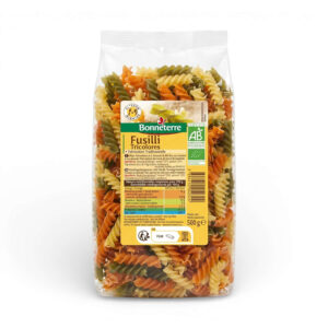 Fusilli tricolores 500 g Bonneterre