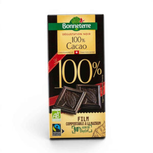 Chocolat noir 100 % 80 g Bonneterre