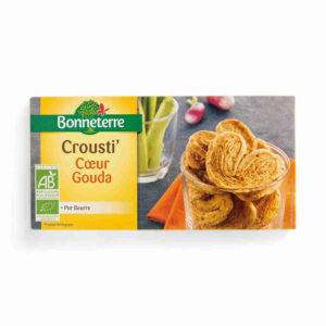 CROUSTI&rsquo; COEUR GOUDA 100G BONNETERRE