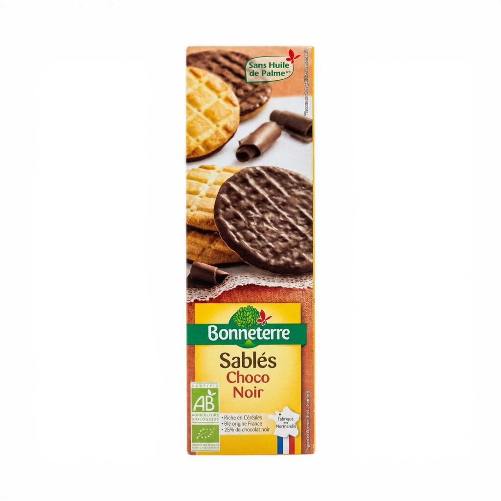 SABLES CHOCO NOIR 120G BONNETERRE
