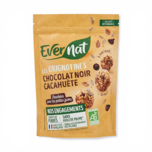 GRIGNOTINES CHOCOLAT CACAHUETE 120GR EVERNAT