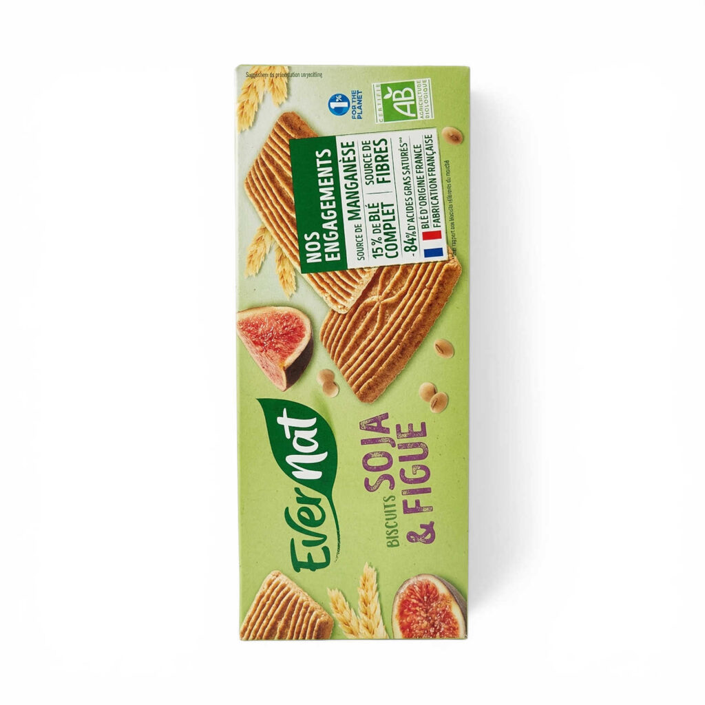 Biscuits soja figue 240 g Evernat