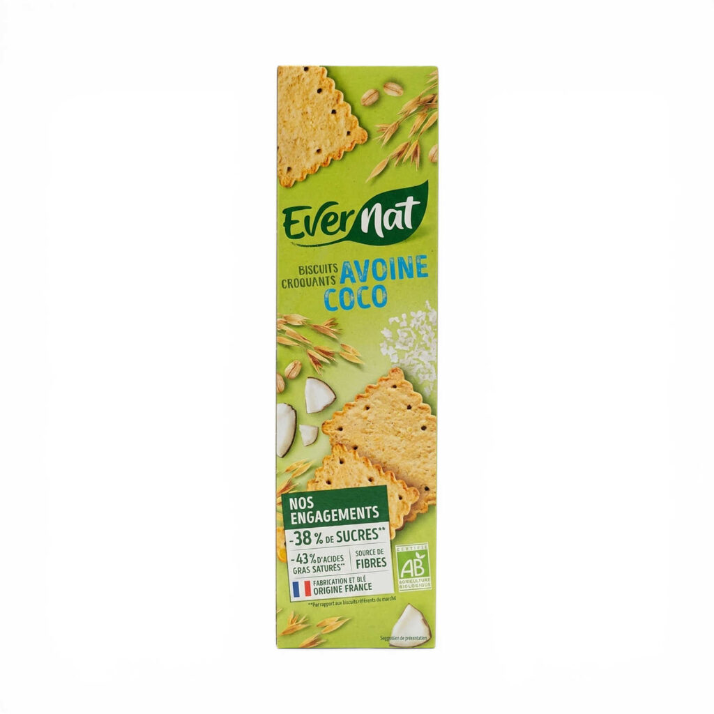 BISCUIT AVOINE COCO 100GR EVERNAT