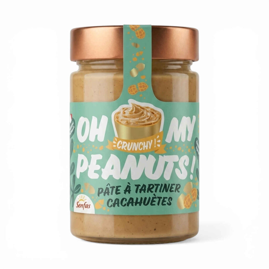 OH MY PEANUTS CACAHUETE CRUNCHY 320GR SENFAS