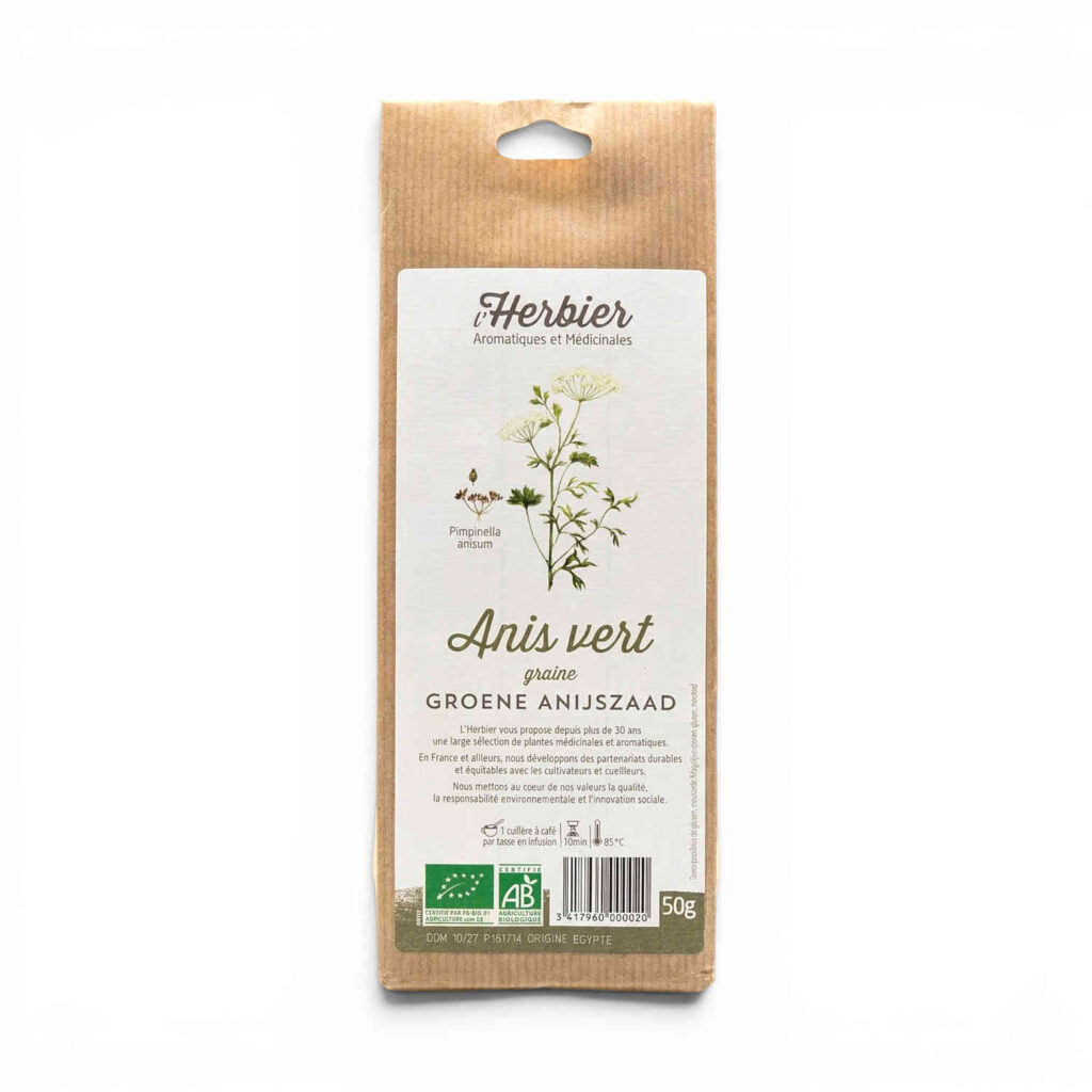 Anis vert graines 50 g L’Herbier de France