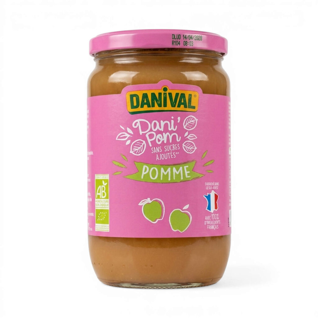 Purée de pomme 700 g Danival