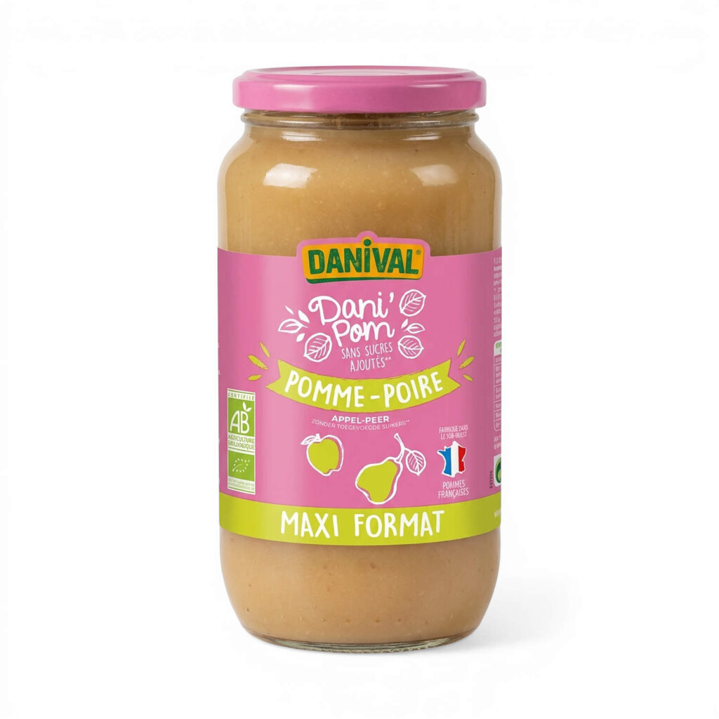 Purée de pomme poire 1,05 kg Danival